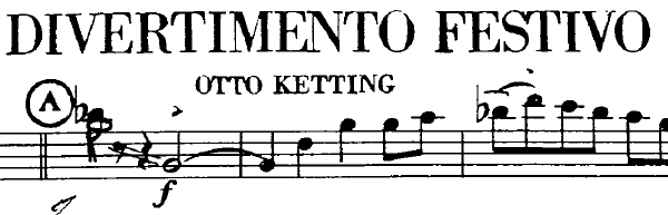 Divertimento Festivo (Otto Ketting)